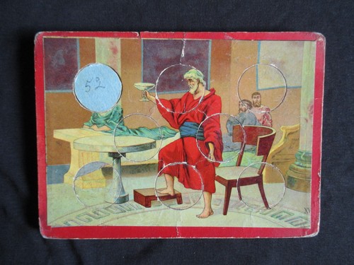 Ancienne planche loto 7 - de,