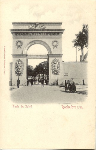 Rochefort sur mer porte - rochefort-sur-mer, du