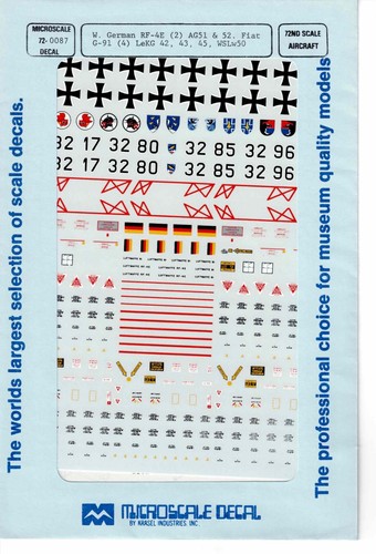 Microscale decals 72 87 - decals, 72-87