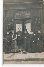 CARTE PHOTO A LOCALISER : paris(?) argenteuil(?), maison Combacau amer picon,