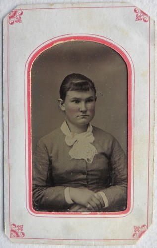 Ferrotype photo portrait jeune - photo,