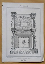 Lithographie XIXème -