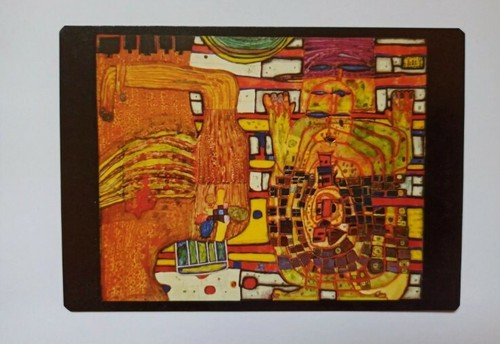 Carte postale hundertwasser - carte,