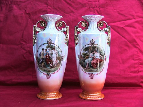 Paire vase porcelaine - paire,