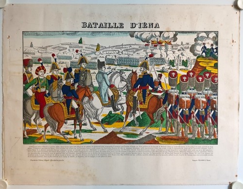 Affiche napoléon bataille - affiche,
