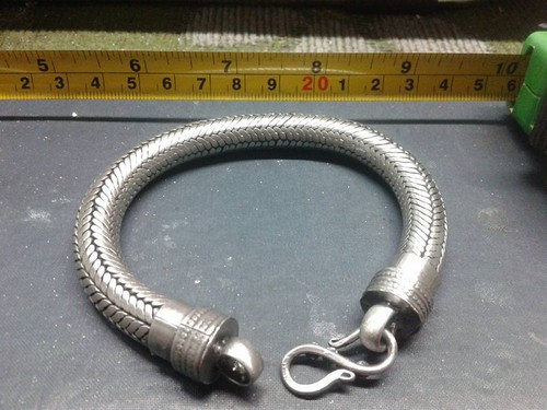 Bain argent indien bracelet - bain,