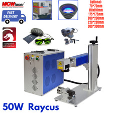 50W Laser Engraver Fiber Laser Metal Steel Engraving Machine Raycus Laser Source