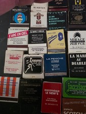 lot de 37 boites d'alumette discothèque club (52)