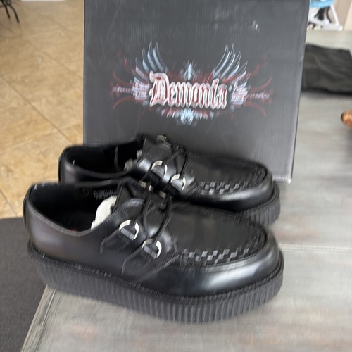 Demonia black lace - demonia, lace-up