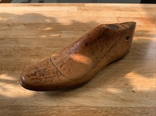 embauchoir 19ème forme pied de bottier Déco presse-papier Moule Bois Cordonnier