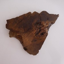 N2756 Pièce bois olivier sculpture presse-papier vernis fait main art déco PN