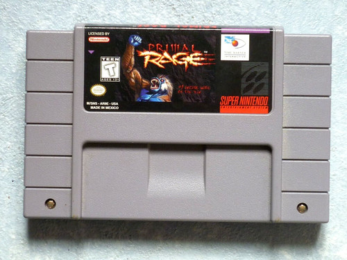 Primal rage snes super - rage,