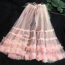 Femme à Pois Maille Jupe