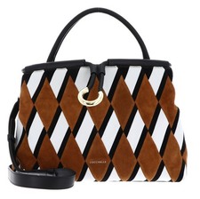 COCCINELLE Elisbet N.Geo.Pat Handbag Multi Cognac / Noir