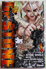 Manga - Dr. Stone - Tome 1 Stone World - Riichiro Inagaki & Boichi - Glénat