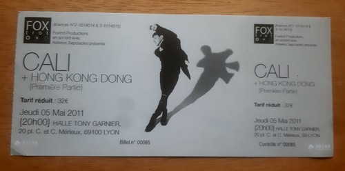 Ticket billet used stub - billet,