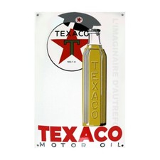 Plaque  émaillée bombée