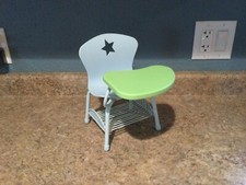 American Girl School Desk Chair Blue Green Toy Furniture 18" Doll Seat Retired