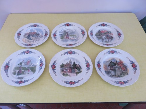 Assiettes dessert - a,