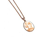 Col Pendentif Cherub Camée