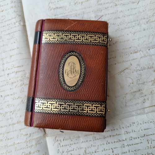 Missel ancien cuir or - en,