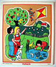 Puzzle en bois vintage