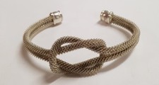 Bracelet jonc ouvert en argent