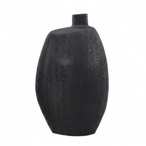Vase noir résine - vase,