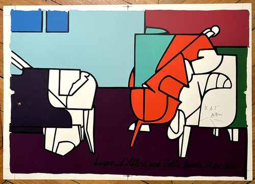 Valerio adami lithographie - adami,