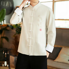 Homme Veste Tang Chemise