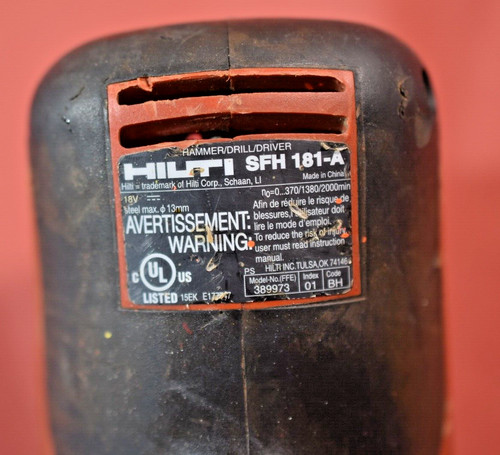 Hilti sfh 181 18v drill - 181-a,