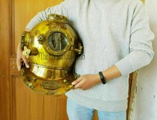 ANTIQUE VINTAGE BOSTON LONDON MARK MORSE PLONGEURS CASQUE NAUTIQUE