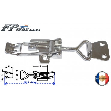 Fermeture levier inox - à,