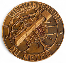 Medaille bronze Cinquantenaire