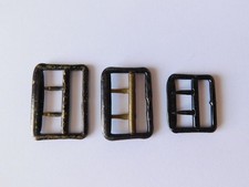 3 BOUCLES POUR MARTINGALES BLEUS DE TRAVAIL / GILETS / BRASSARDS FFI