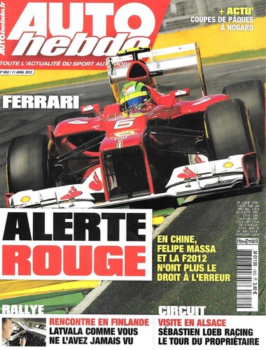 Auto hebdo 1852 2012 - auto,