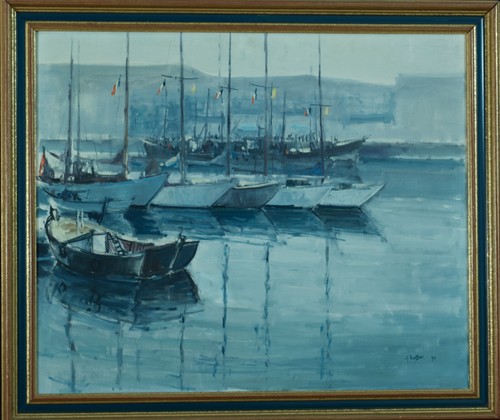 Tableau moderne grande marine
