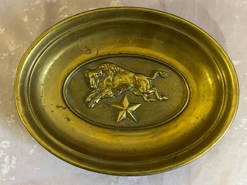 Vide poche bronze bisonte - , il
