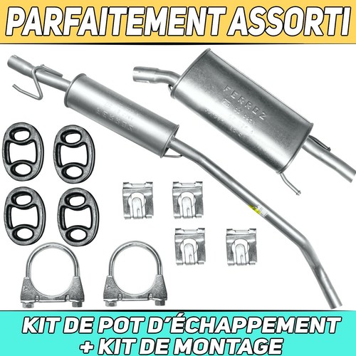 Kit pot échappement - kit, de