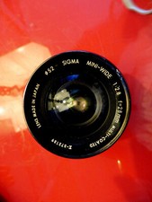 Objectif SIGMA  - MINI-WIDE - 1:2.8 -  f=28mm - MULTI-COATED  - MACRO