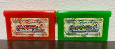 Pokemon Fire Rouge Feuille Vert Set Nintendo Gameboy Advance GBA Japon Ver Testé