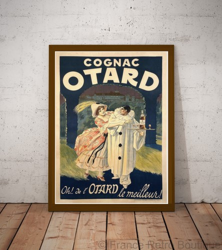 Poster affiche cognac otard - cognac,