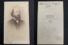 Fruit, Paris, Ferdinand Dugué, poète Vintage carte de visite, CDV.Ferdinand Du