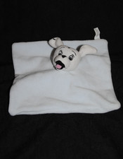 Doudou Plat Chien 101 Dalmatiens DISNEY CARREFOUR Carré Hochet Grelot Etat NEUF