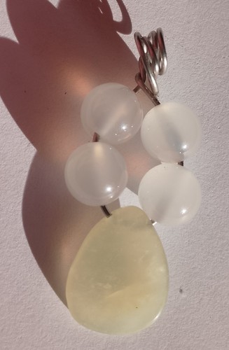 Pendentif 89gr 4cm jade - pendentif, en