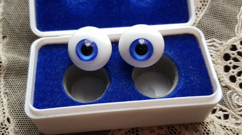 Yeux verre mm poupée - 18,