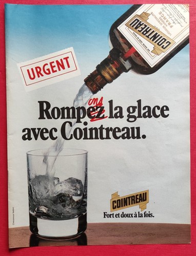 Publicité cointreau renault - publicité,