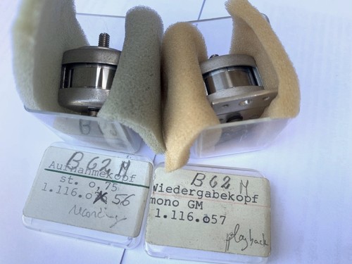 Studer b62 mono heads - heads, original