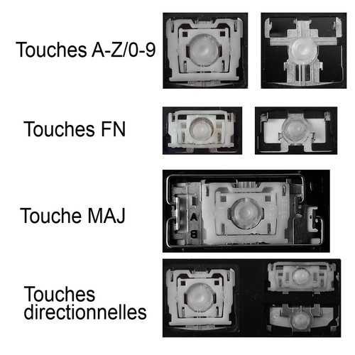 Touche clavier français - touche,