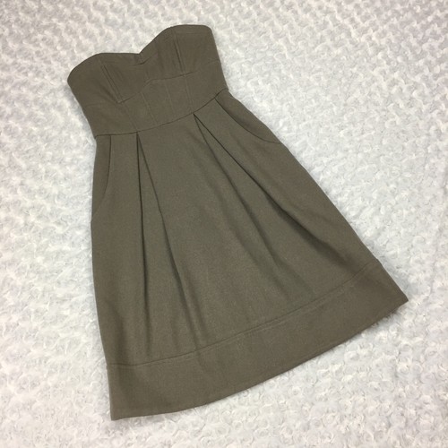 Gray sleeveless strapless - sleeveless,